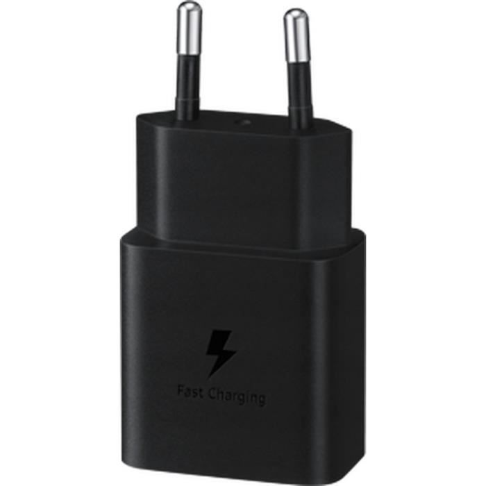 Cargador de pared USB-C - 15W - SAMSUNG - Negro