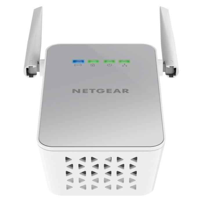 NETGEAR Pack of 2 Gigabit 1000 Powerline Adapters + Wifi PLW1000-100PES