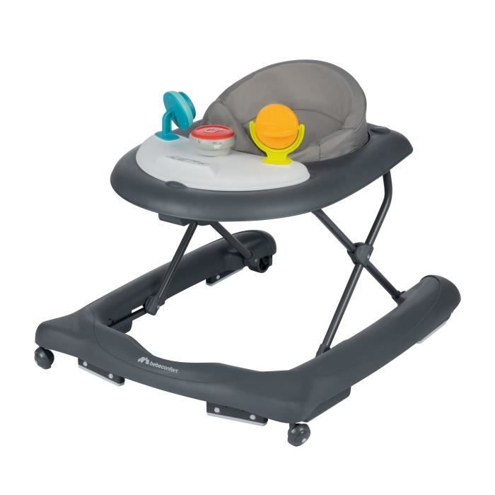 Girello BEBECONFORT EXPLORER con vassoio musicale, da 6 a 18 mesi (12 kg), colore grafite.