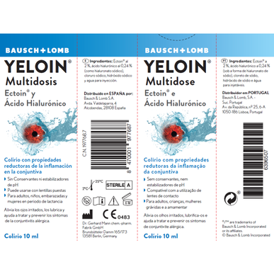 Yeloin-silmätipat sidekalvon tulehdukseen 10 ml 10 ml