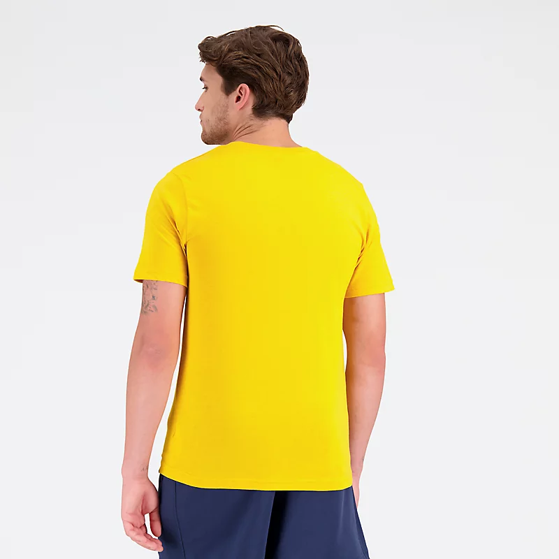 Ανδρικό T-Shirt Sport Core Graphic Cotton Jersey με Κοντομάνικο – VARSITY GOLD