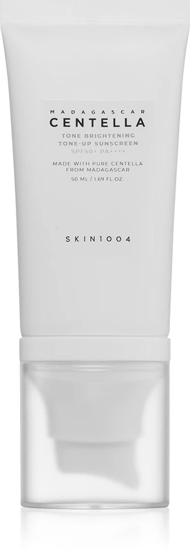 SKIN1004 Madagascar Centella Tone Brightening Tone-Up Sunscreen beschermende toningvloeistof voor het gezicht met een verhelderend effect