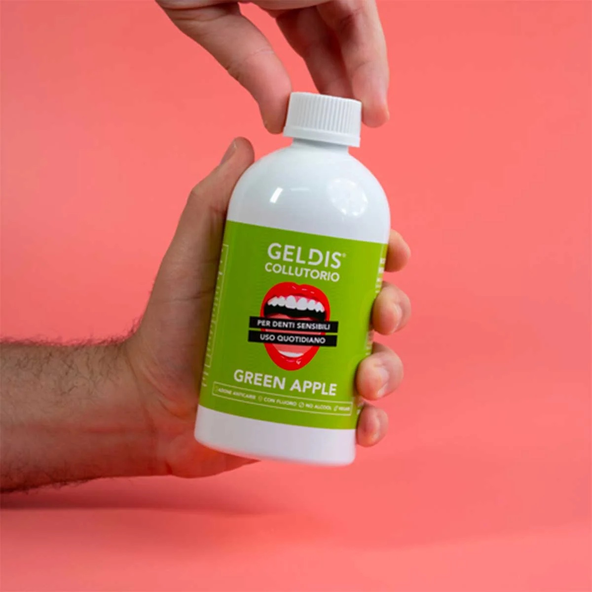 GELDIS Enjuague bucal Geldis con manzana verde