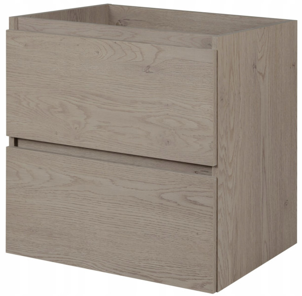 Szafka Pod Umywalkę 60 cm Dąb Ciemny Wisząca 2S SIMPLE