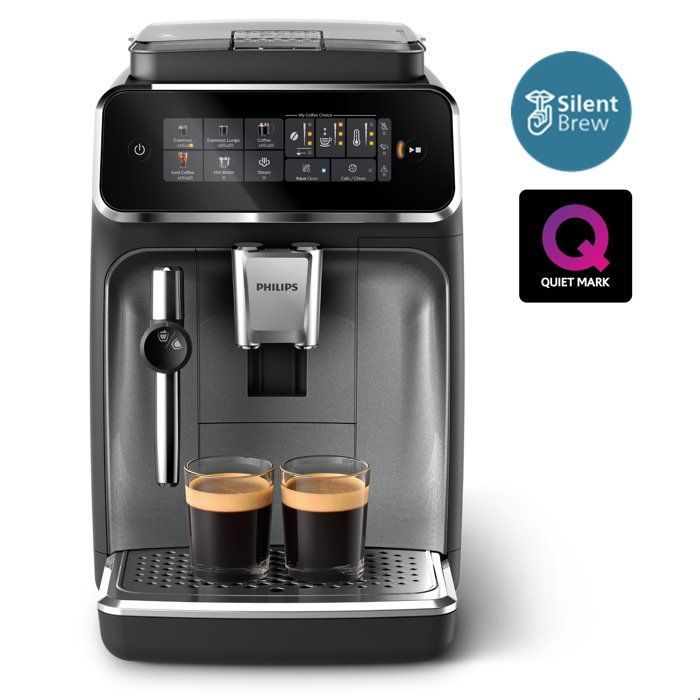 Philips EP3329/70 Bean-to-Cup Espresso Machine, Matte Black, 3300 Series with Milk Frother