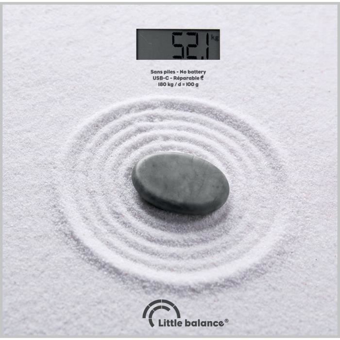 Balanza de baño - LITTLE BALANCE - USB-C - Zen