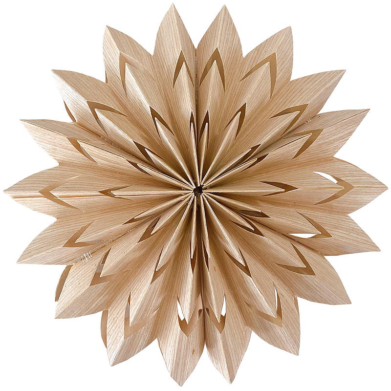 Hjem Papir snefnug 15 cm natur