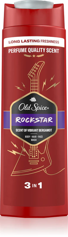 Sprchový gel Old Spice RockStar pro muže na obličej, tělo a vlasy