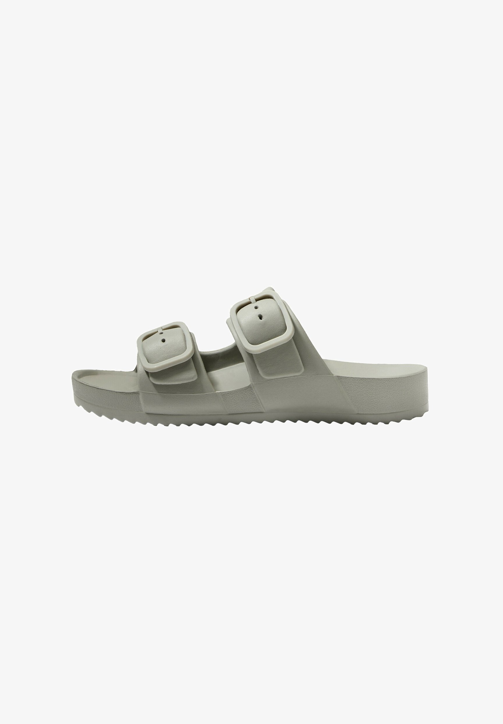 OYSHO BUCKLED - Zwembadglijbanen - kaki