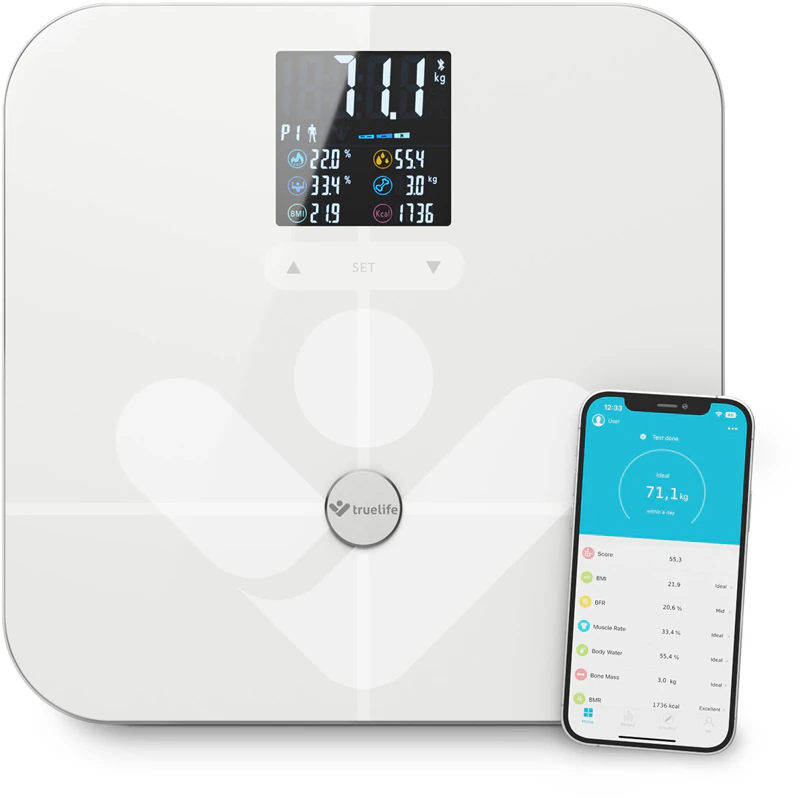 Koupelnová váha TrueLife FitScale W7 BT