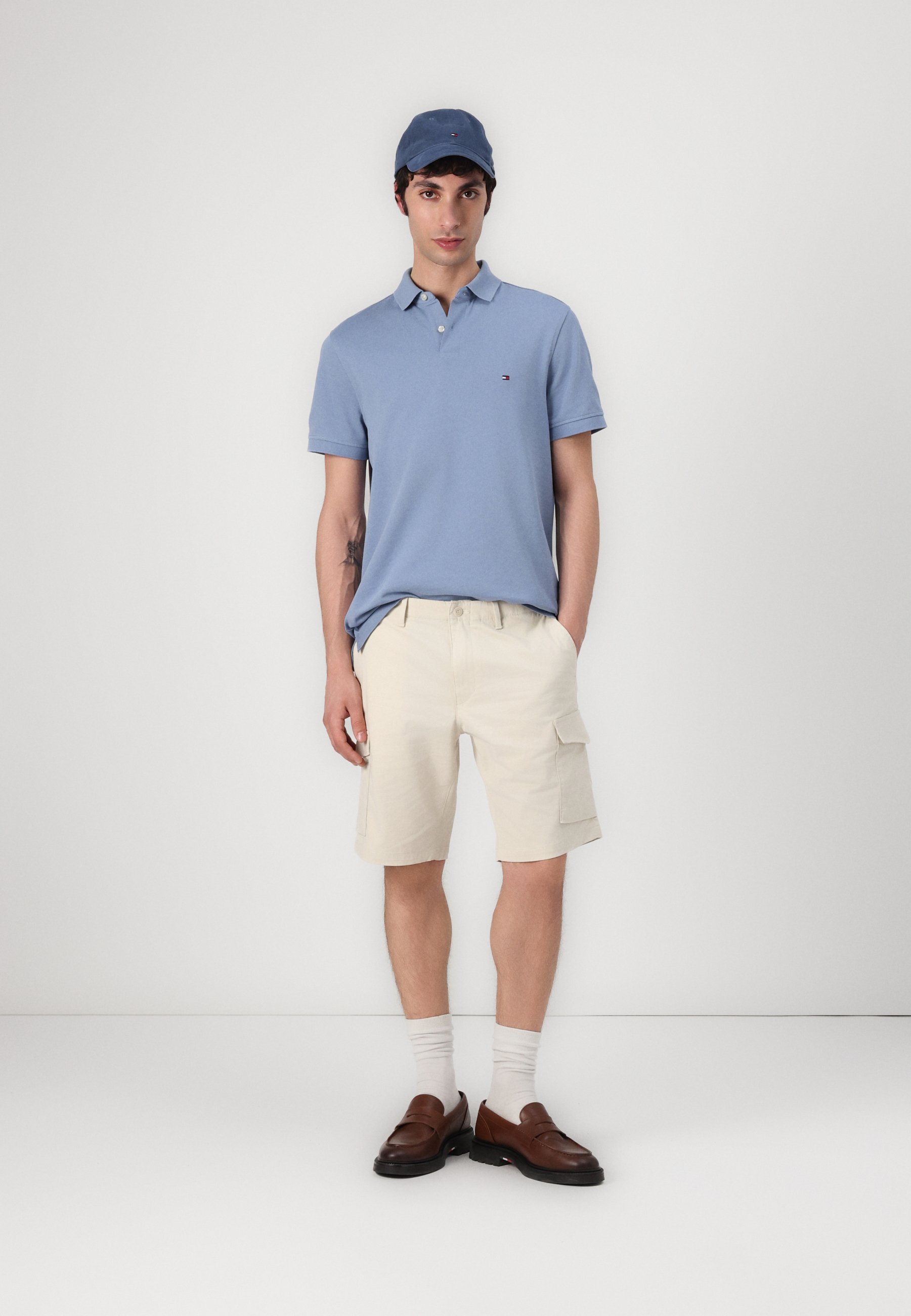 Tommy Hilfiger REGULAR - Poloshirt - frisblauw
