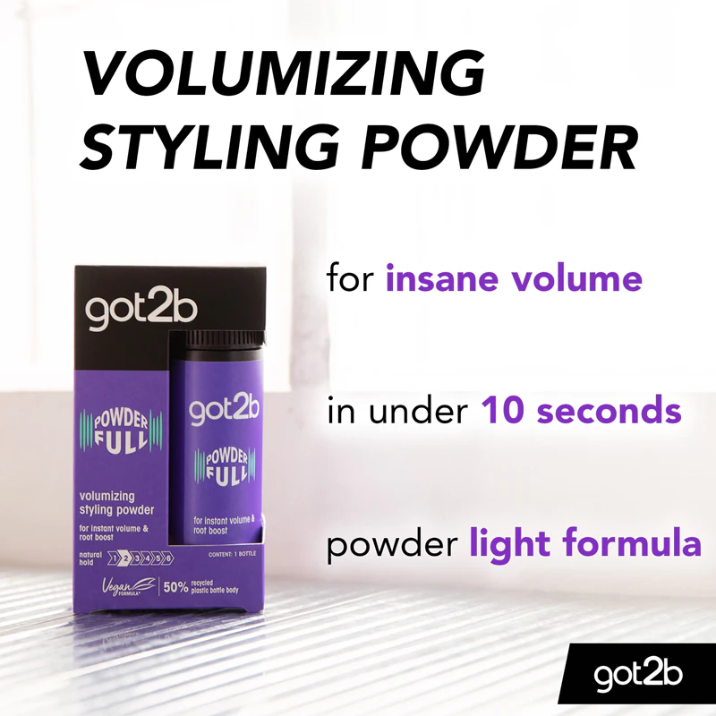 got2b PowderFull pó modelador para um volume perfeito
