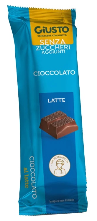 GIUSTO Giusto Milchschokolade ohne Zucker 42 g Genuss mit Geschmack