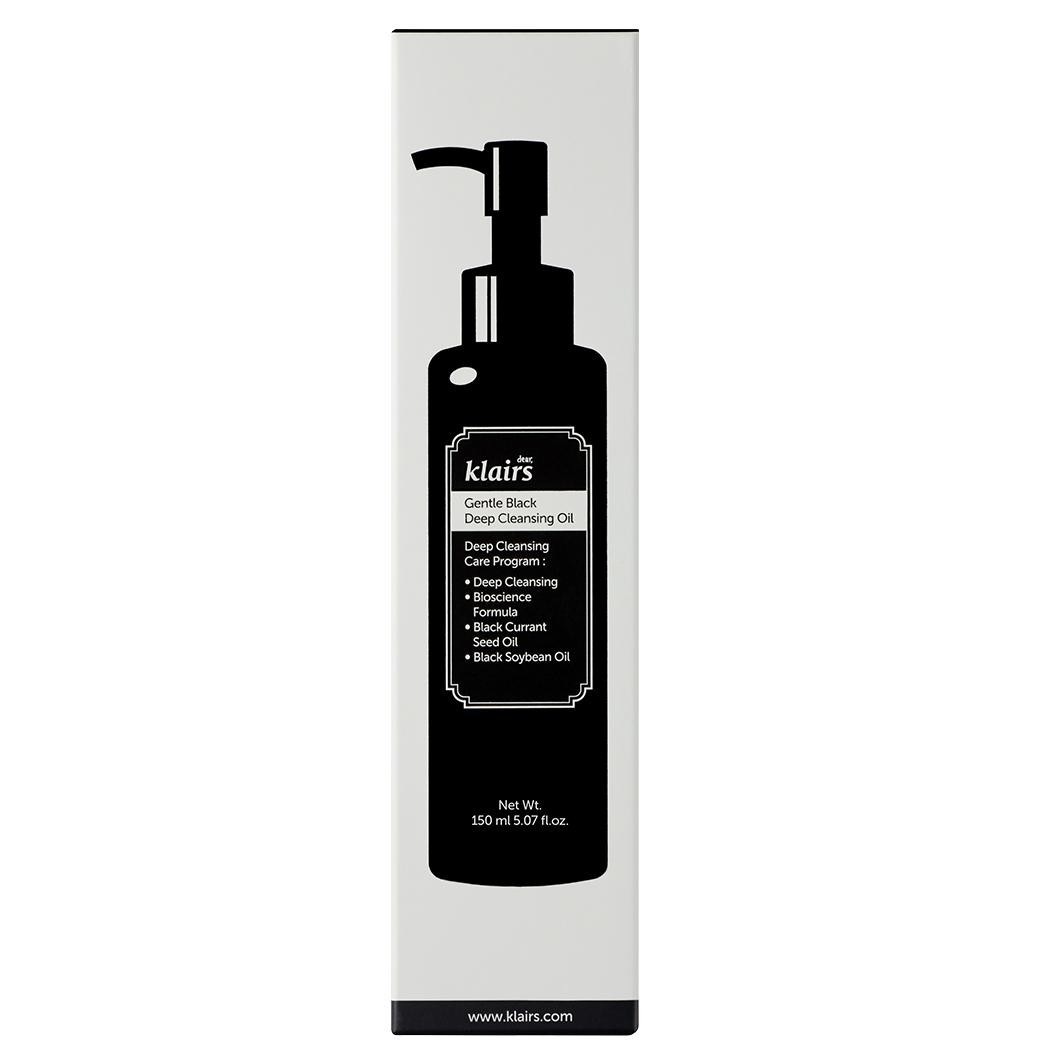Dear Klairs Gesichtsreinigungsöl KLAIRS GENTLE BLACK TIEFENREINIGUNGSÖL - 150 ml