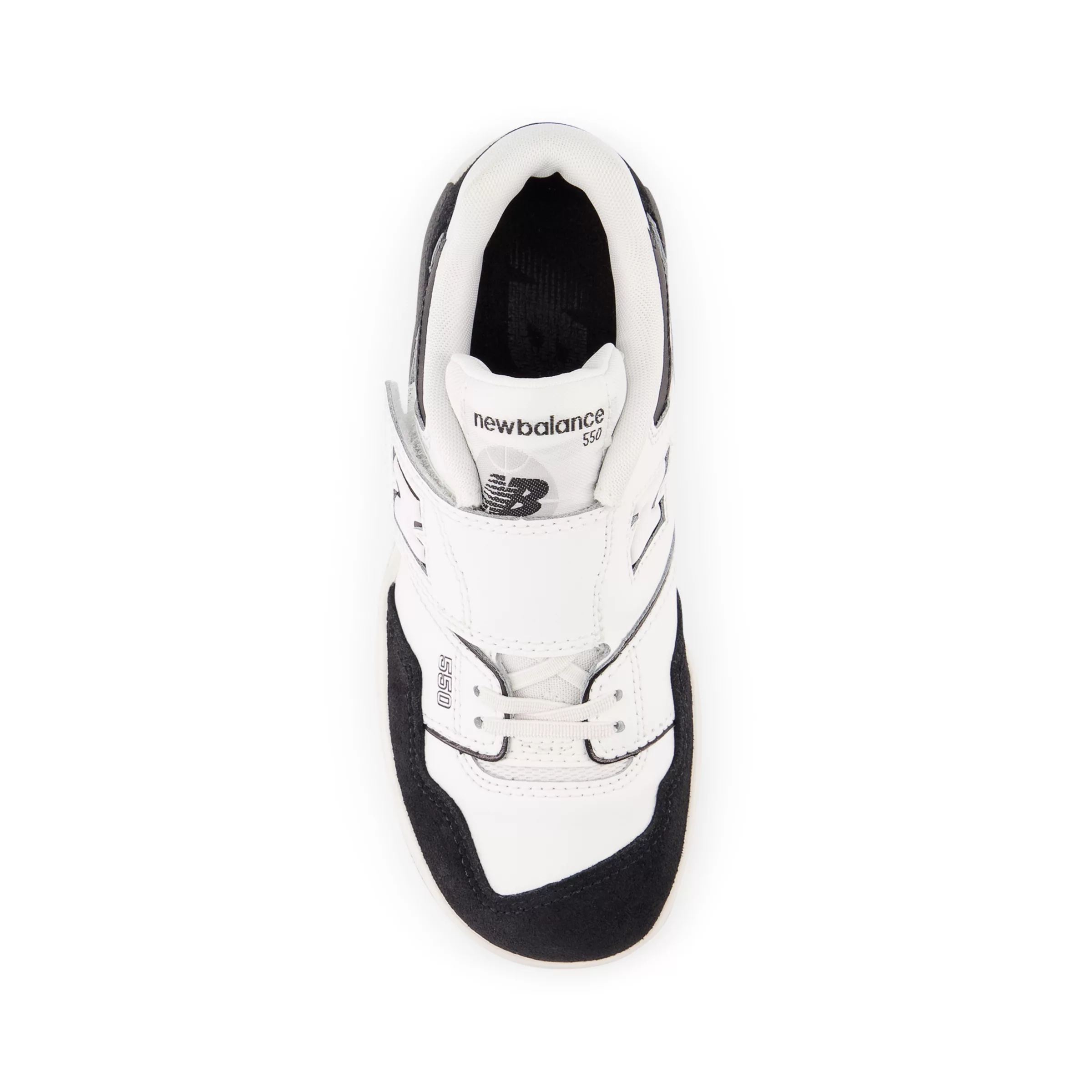 550 Bungee Lace with Top Strap White con black e rain cloud