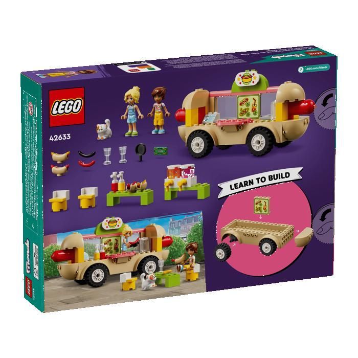 LEGO Friends 42633 Le food-truck de hot-dogs Cadeaux Jouets Objets de collection 4+