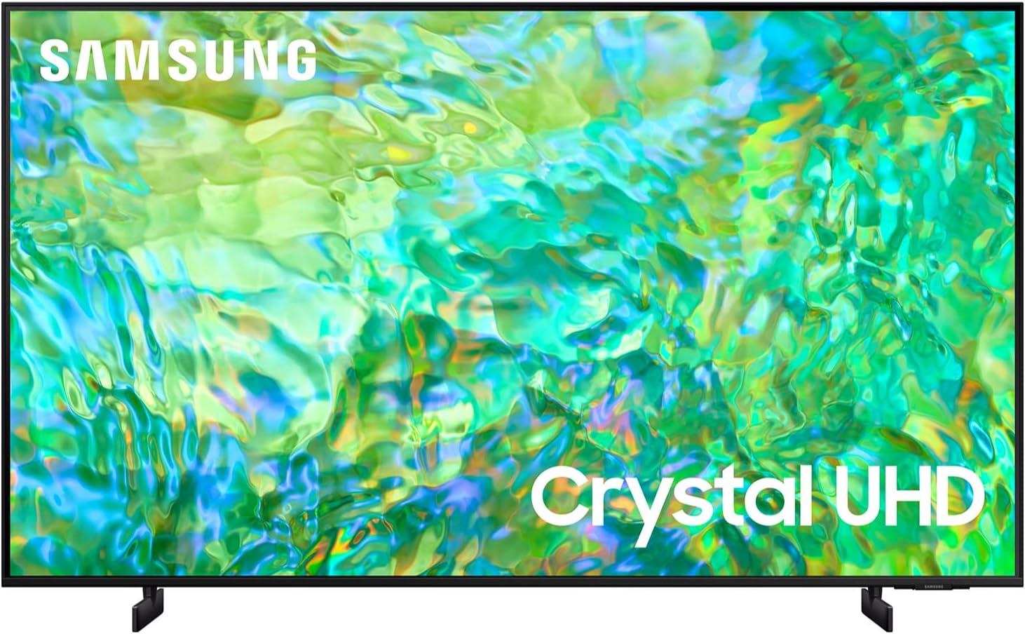 SAMSUNG 55-Zoll-Crystal-UHD-4K-Fernseher der CU8000-Serie mit PurColor, Objektverfolgung, Sound Lite, Q-Symphony, Motion Xcelerator, ultraschlankem Design, Solarfernbedienung und integrierter Alexa-Sprachsteuerung (UN55CU8000, Modell 2023)
