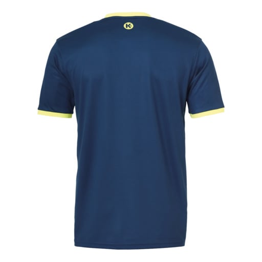 Curve Camiseta Azul Deep/Amarillo Fluor Kempa
