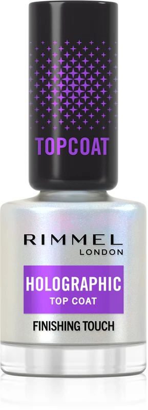 Rimmel hologrāfiskā mirdzošā nagu lakas virskārta
