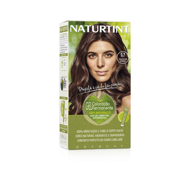Naturtint permanentiniai geliniai plaukų dažai 5.7 Intensyvi šokolado spalva 170 ml 170 ml