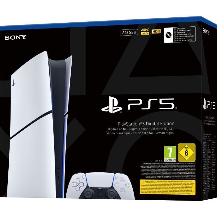PlayStation 5-console - Digitale editie (slank model zonder cd-station)
