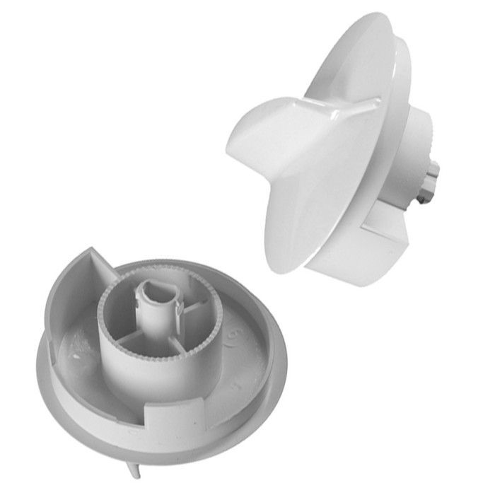 Bouton minuteur blanc Four micro-ondes 481941338144 WHIRLPOOL, RADIOLA, LADEN