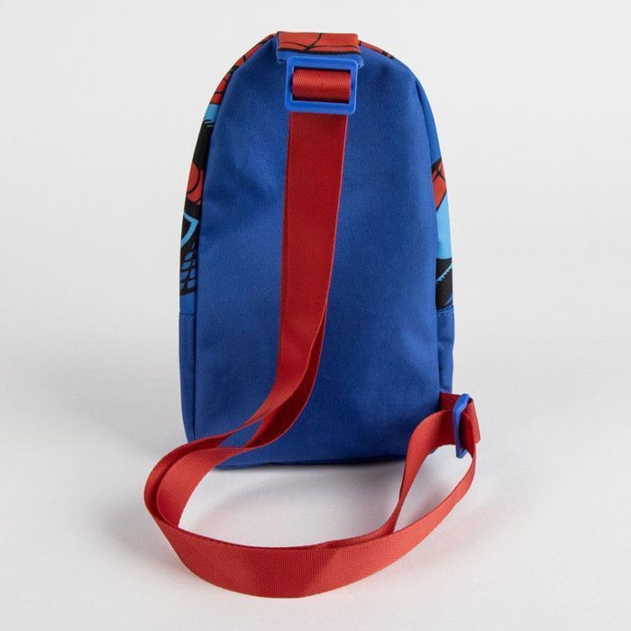 Sac à dos enfant - Spiderman - 23x13x7 cm - 100% polyester - Bandoulière - Bleu