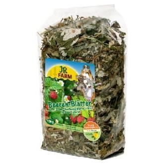 Complementary feed for rodents - JR FARM - Berry Leaves 100g - Fruit leaves - High fiber - Small rodents
