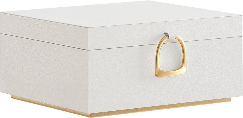 Eleganckie pudełko na biżuterię z organizerem