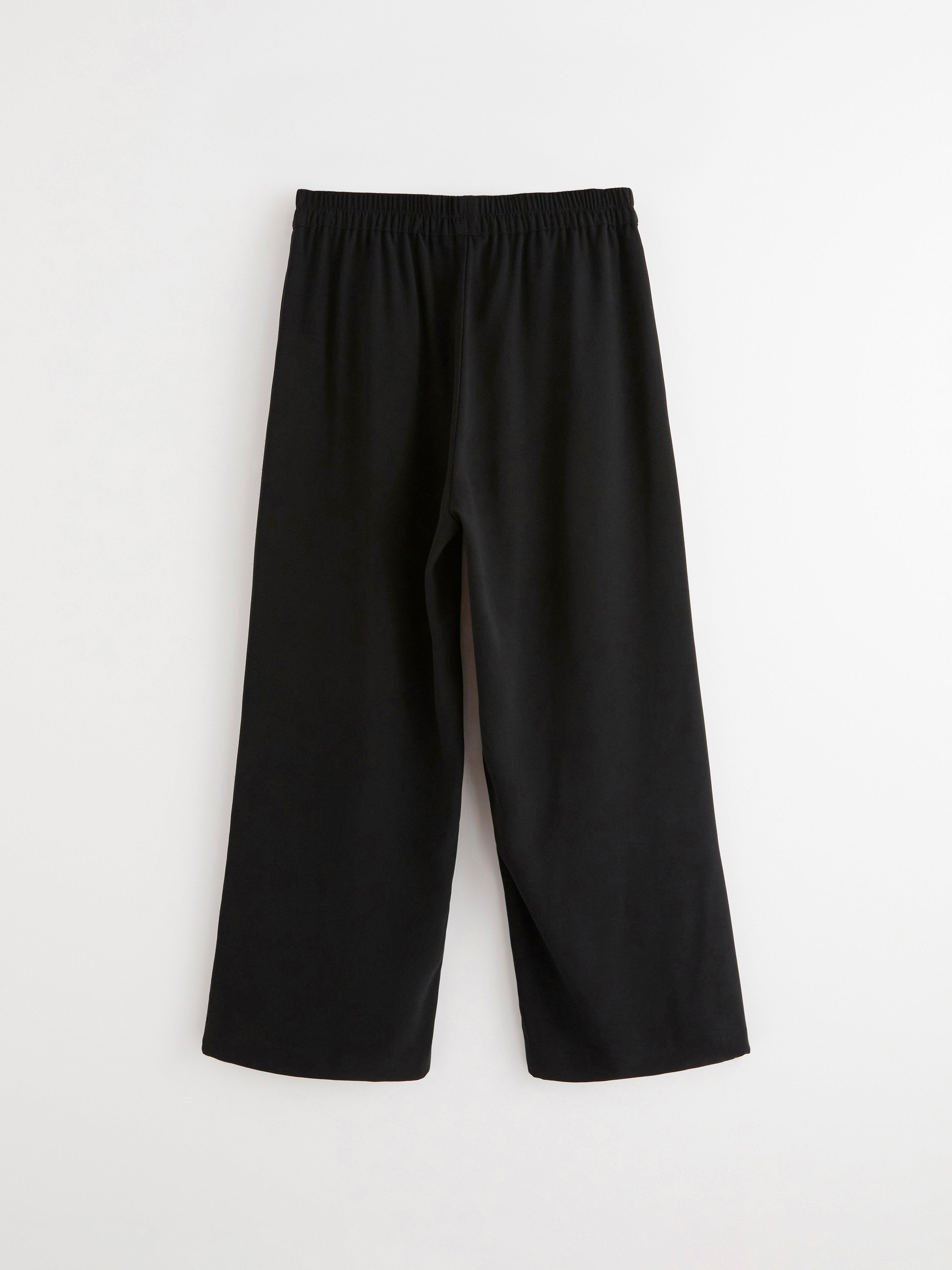 Pantalon droit court BELLA noir