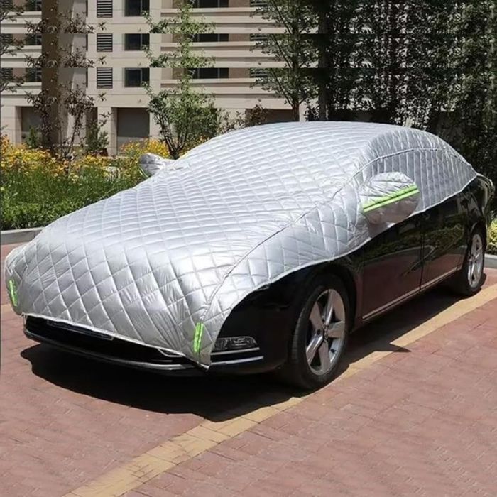 Funda para coche, funda protectora para vehículos de exterior, material duradero de 3 capas, protección contra arañazos y suciedad.