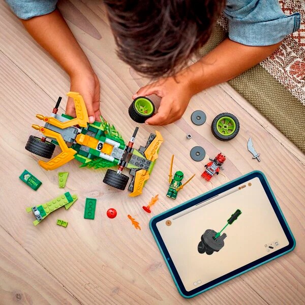 LEGO Ninjago 71828 Lloydsovo naťahovacie pretekárske auto