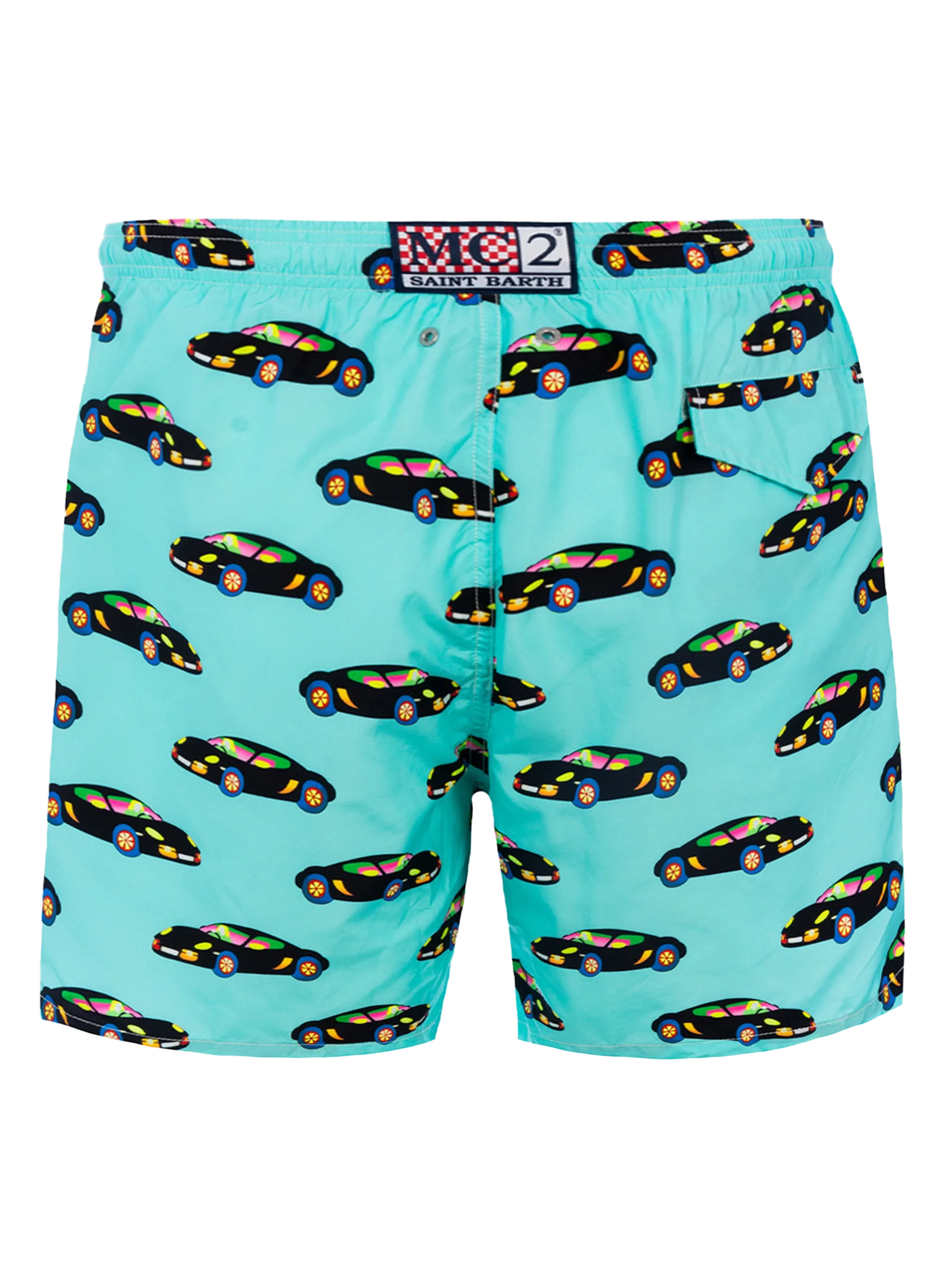 Costume da bagno da uomo in tessuto leggero Illuminazione con stampa a