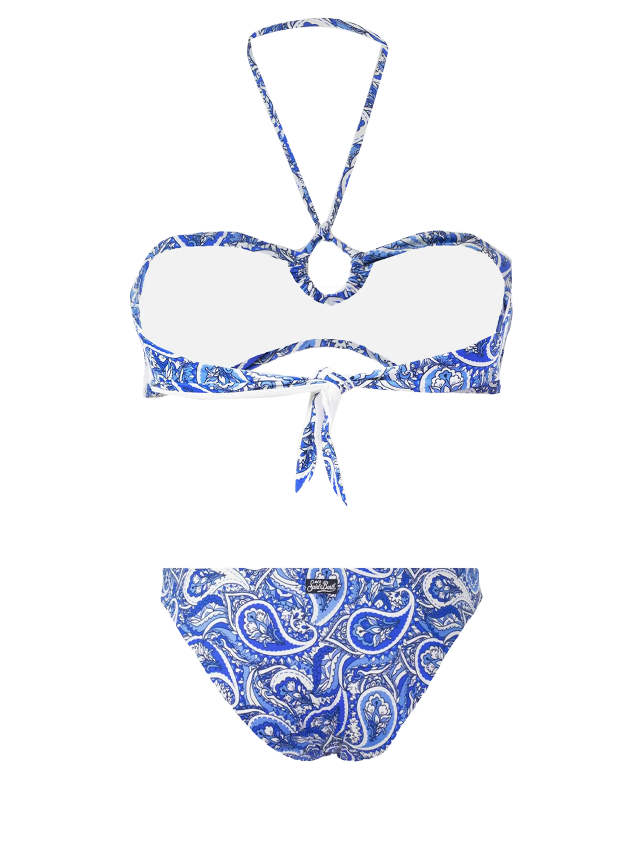 Bikini a fascia stampa bandana
