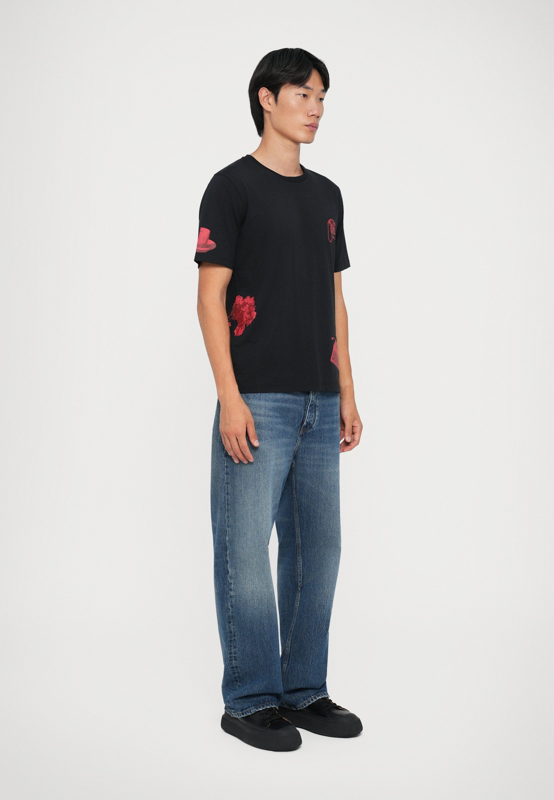 Bally Print T-shirt - zwart