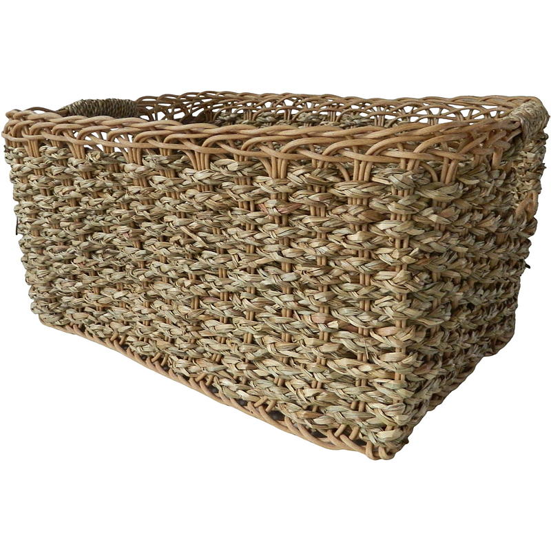 Gartenkorb 42x30x22 cm Seegras