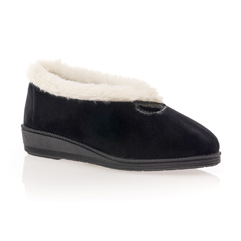 Pantuflas negras para mujer