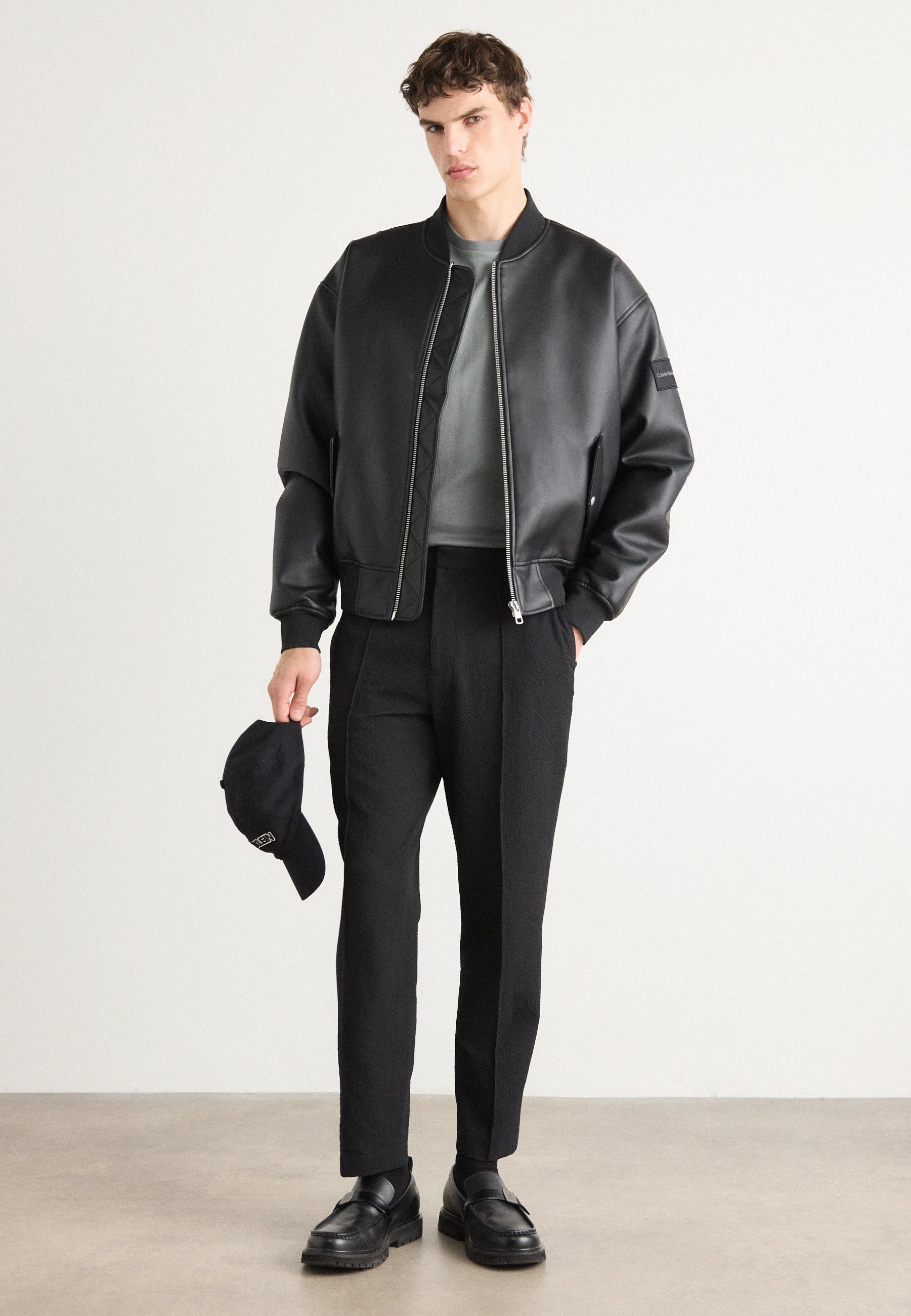 Calvin Klein PULL ON - Kalhoty - black