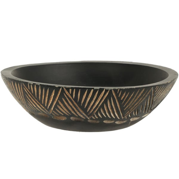Misa z drewna mango z etnicznym wzorem  24x7 cm 200 ml