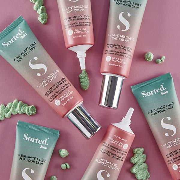 Sorted Skin 5-in-1 Dagcrème tegen roodheid SPF50 30ml