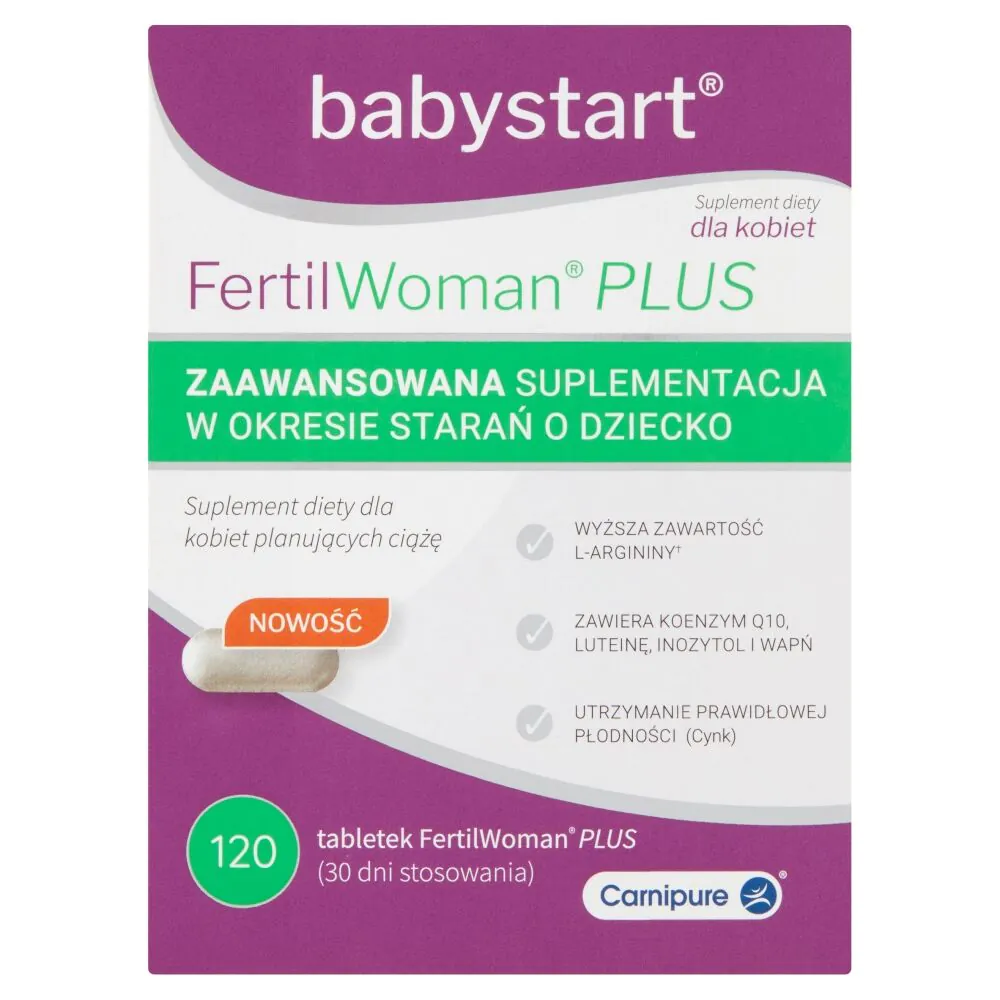 FertilWoman Plus, Preparat wspomagający płodność u kobiet, Tabletki