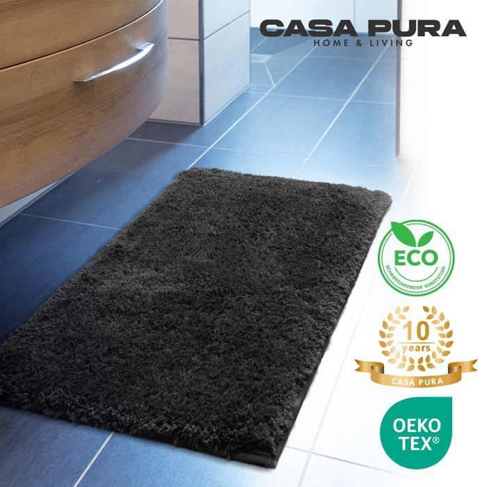 Tapete de banho Sky Plain Deep Black 50 x 80 cm