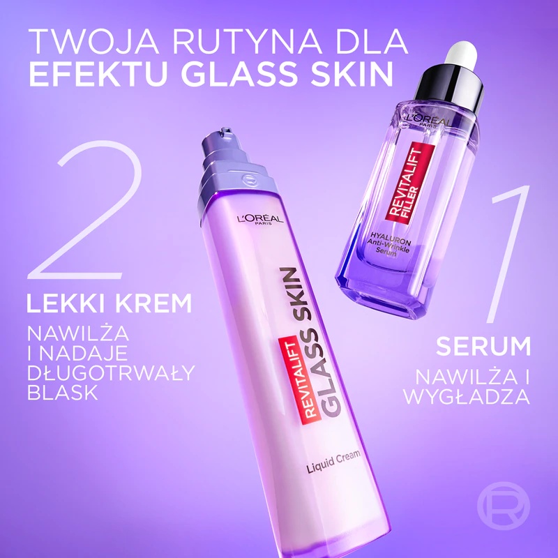 L'Oréal Paris Revitalift Glass Skin intensīvi barojošs krēms uz ūdens bāzes
