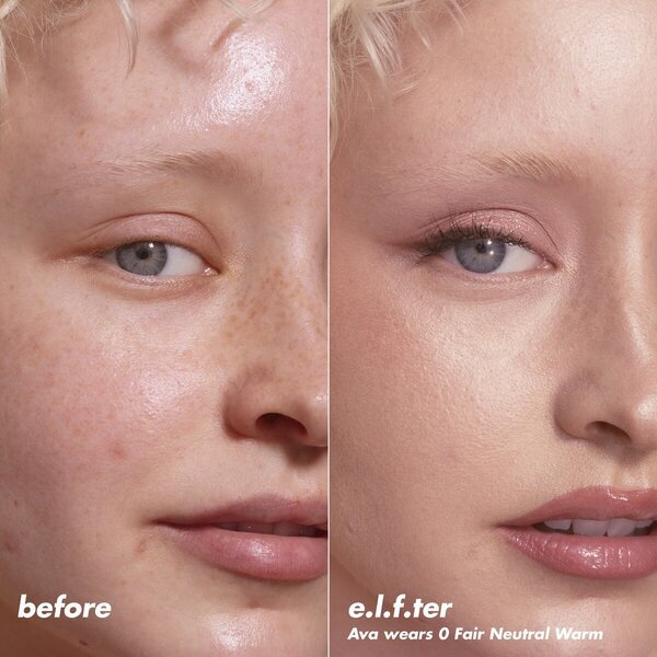 Teplý lisovaný púder Elf Halo Glow Powder Filter Fair 10 g