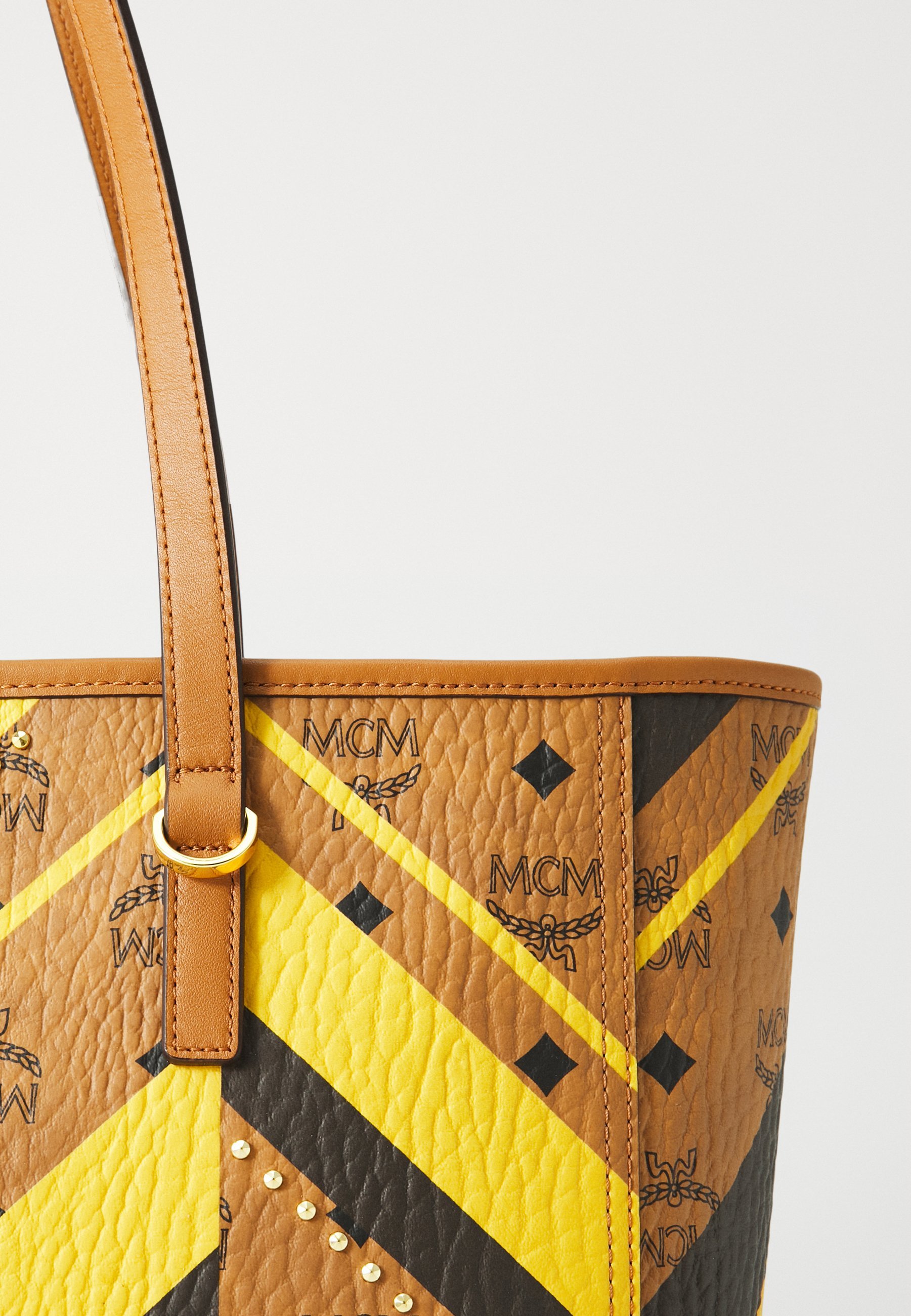 MCM TONI MEGA - Tote bag - cognac
