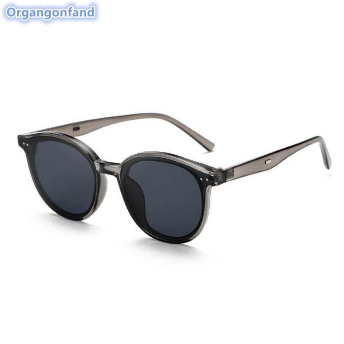 Gafas de sol para hombre: modernas y elegantes, con protección UV polarizada. Montura gris claro con diseño de copo de nieve.