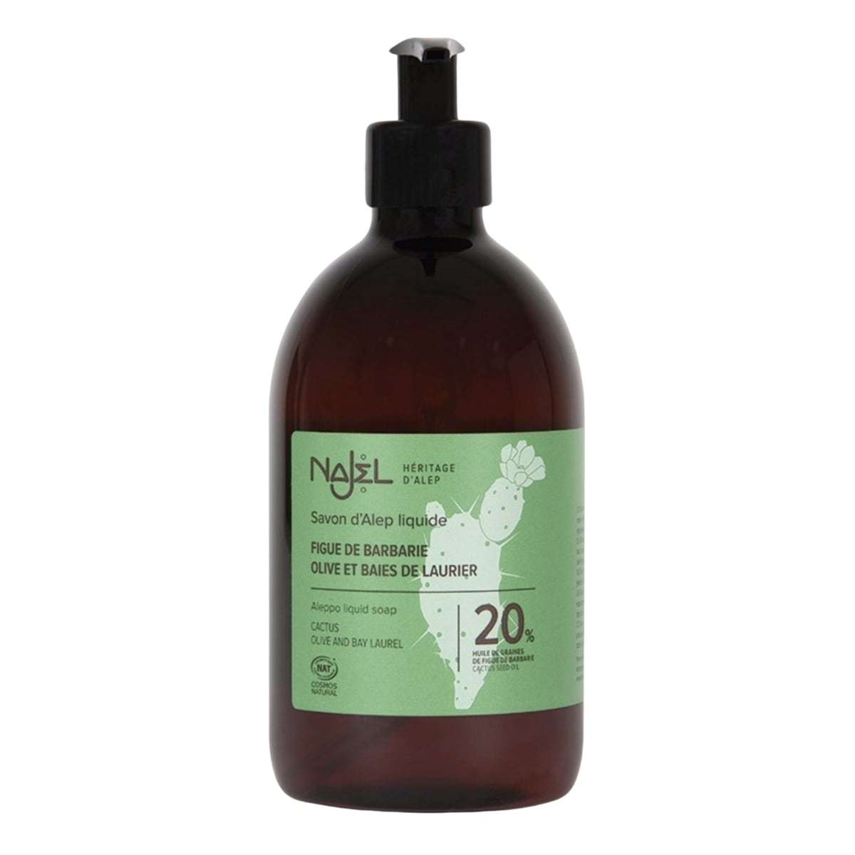 Najel Sprchový gél Aleppo tekuté mydlo kaktus - 500 ml