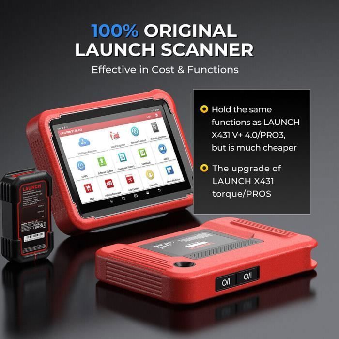 Diagnoseapparaat voor auto's - LAUNCH - X431 PROS V5.0 - OBD2 - Bidirectionele besturing - ECU-codering