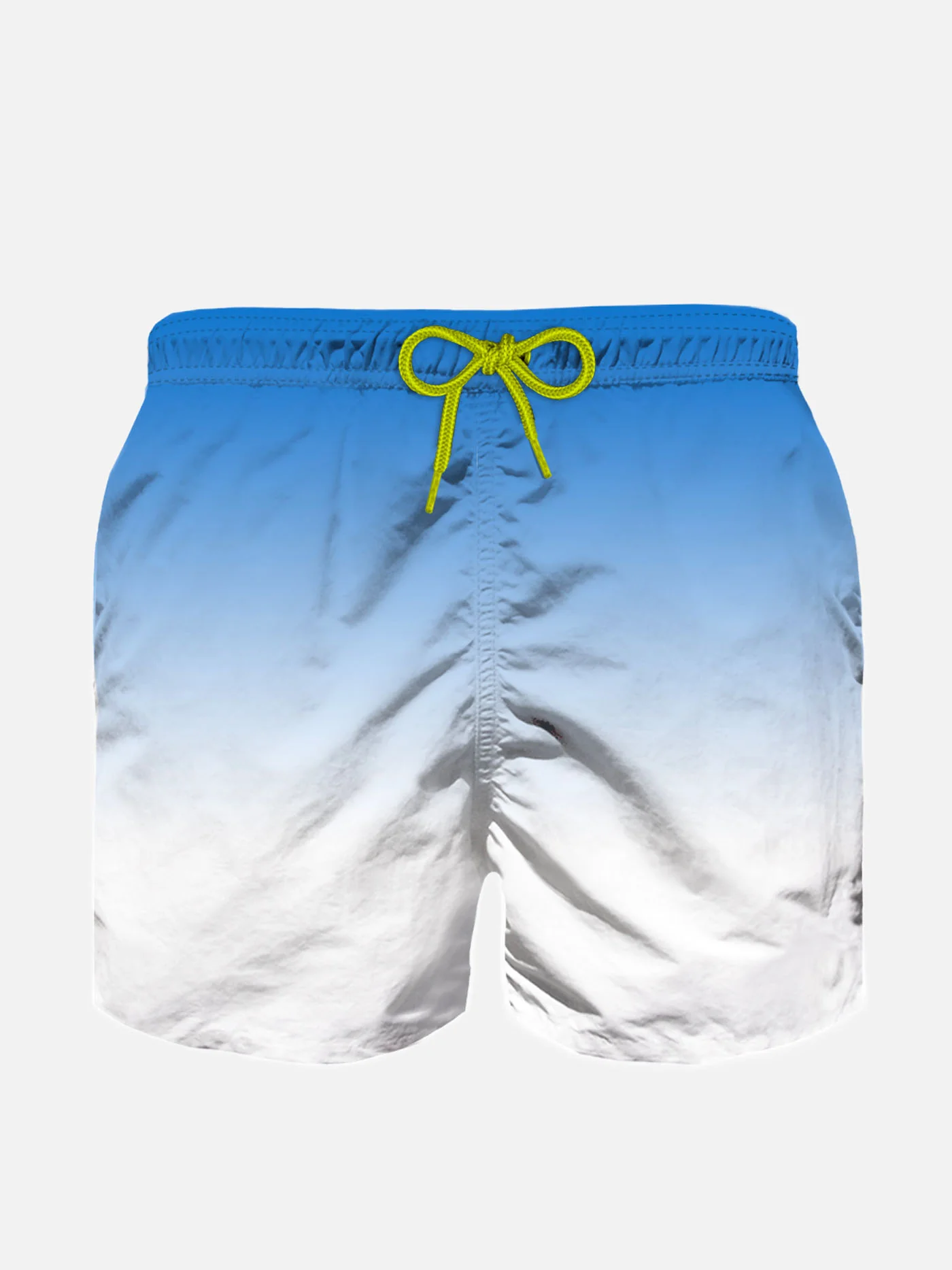 Zwempak voor jongens met een blauw-wit kleurverloop.