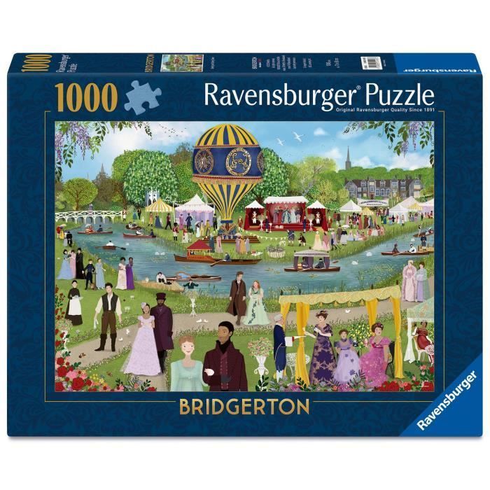 Rompecabezas de 1000 piezas - Bridgerton - 70 cm x 50 cm - Para mayores de 14 años - Ravensburger